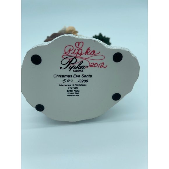 Pipka Memories of Christmas Eve Santa 11" Figurine 2011 Baby Angel Signed LE - Picture 9 of 9